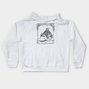 Father dancing with daughter Kids Hoodie